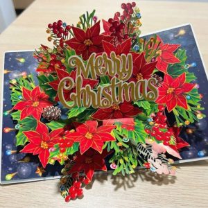 Carte pop up Xmas